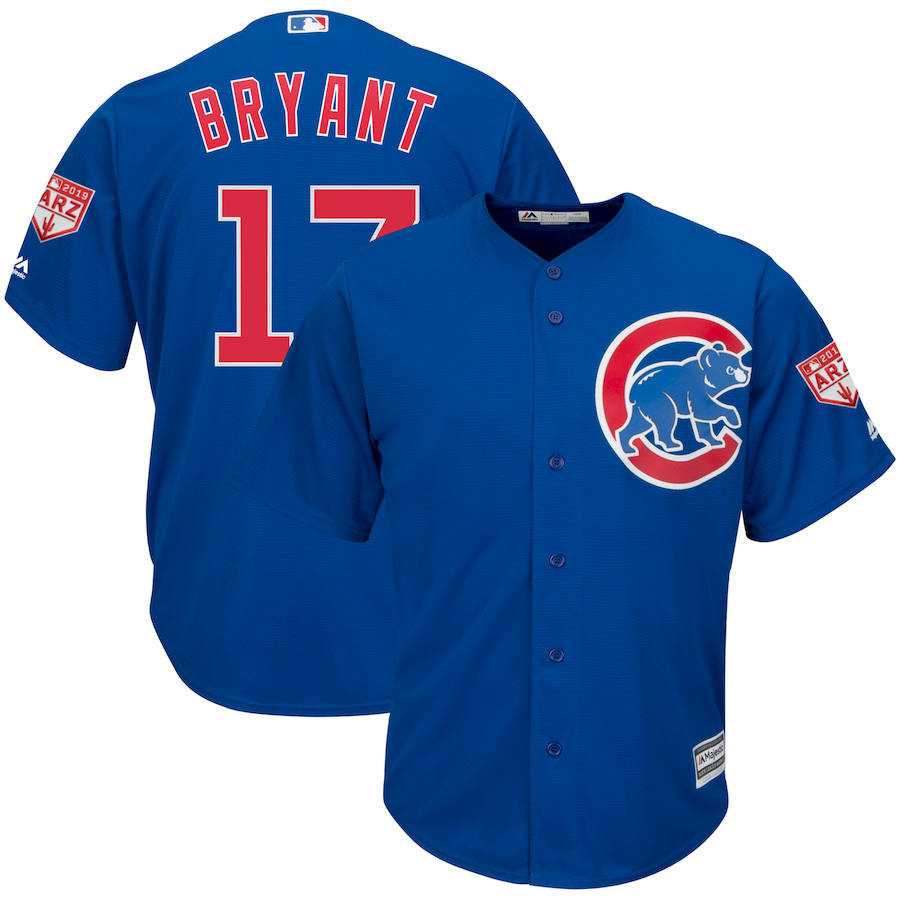 Cubs 17 Kris Bryant Royal 2019 Spring Training Cool Base Jersey Dzhi,We sell and wholesale Cubs 17 Kris Bryant Royal 2019 Spring Training Cool Base Jersey Dzhi on line form chian!